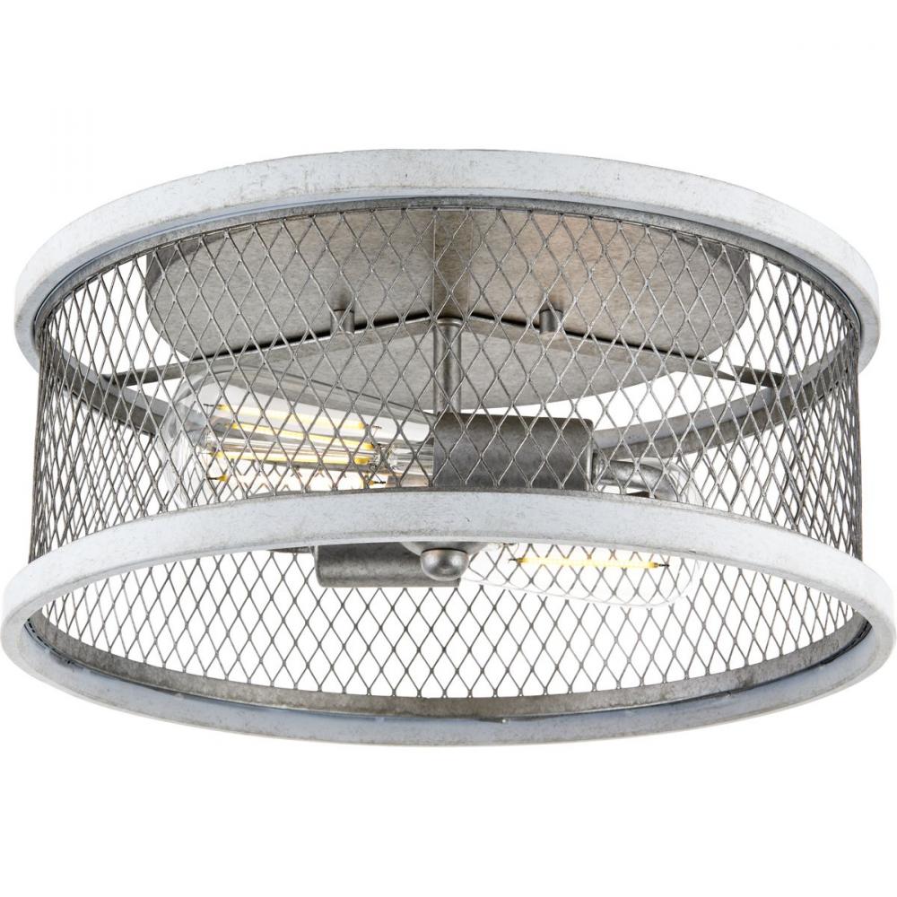 P350154-141 2-60W MED FLUSH MOUNT