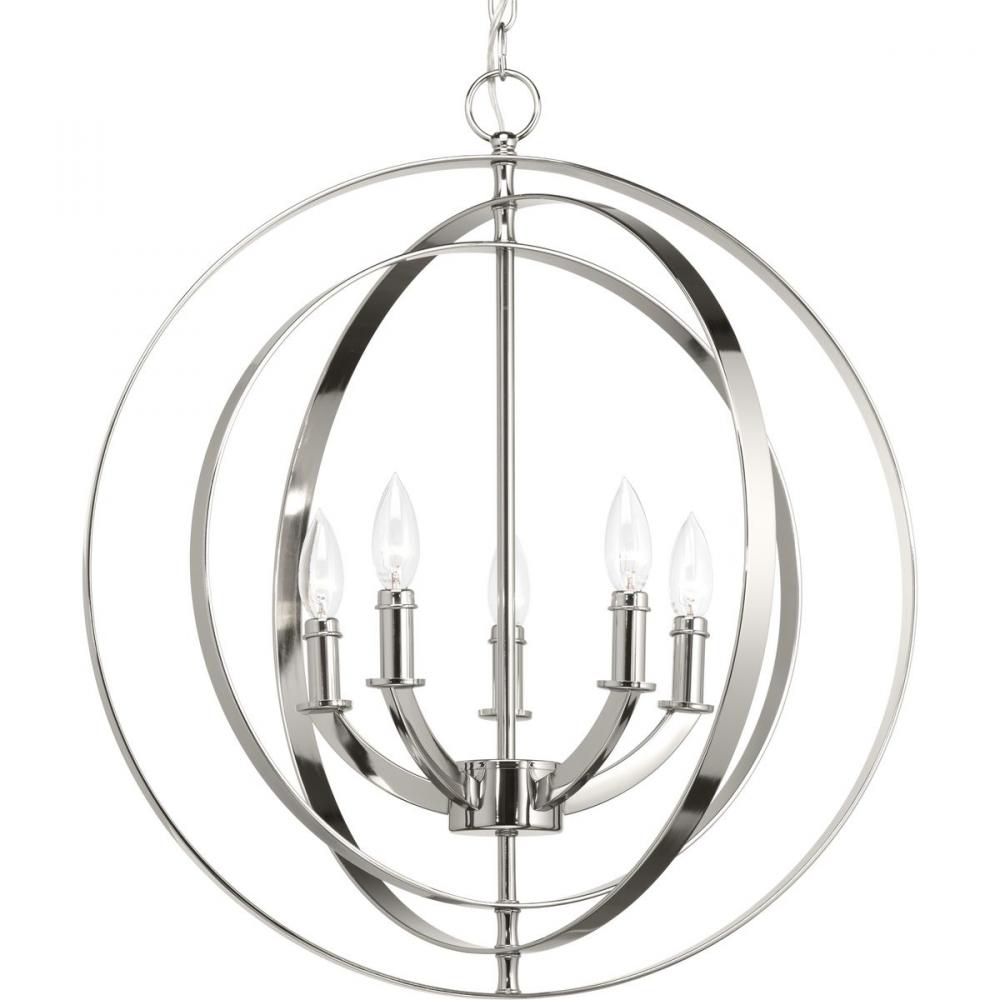 P3841-104 5-60W CAND FOYER LANTERN