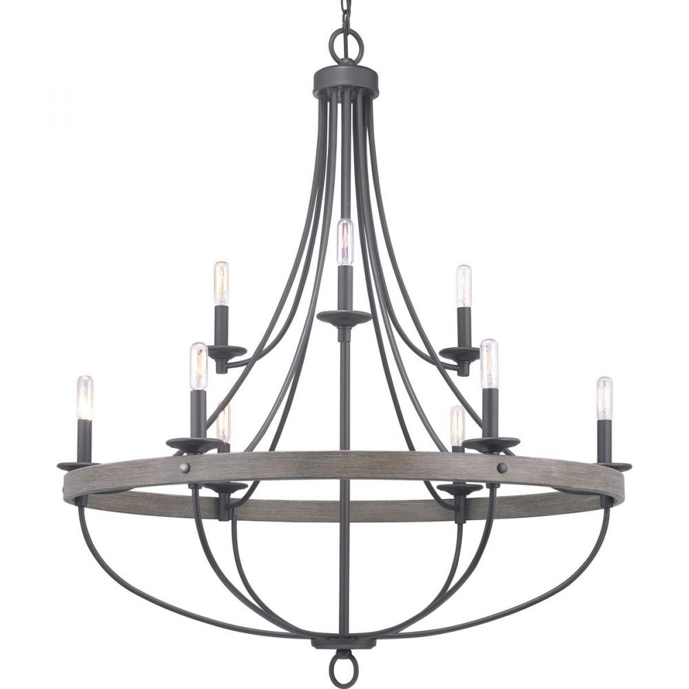 P400159-143 9-60W CAND CHANDELIER