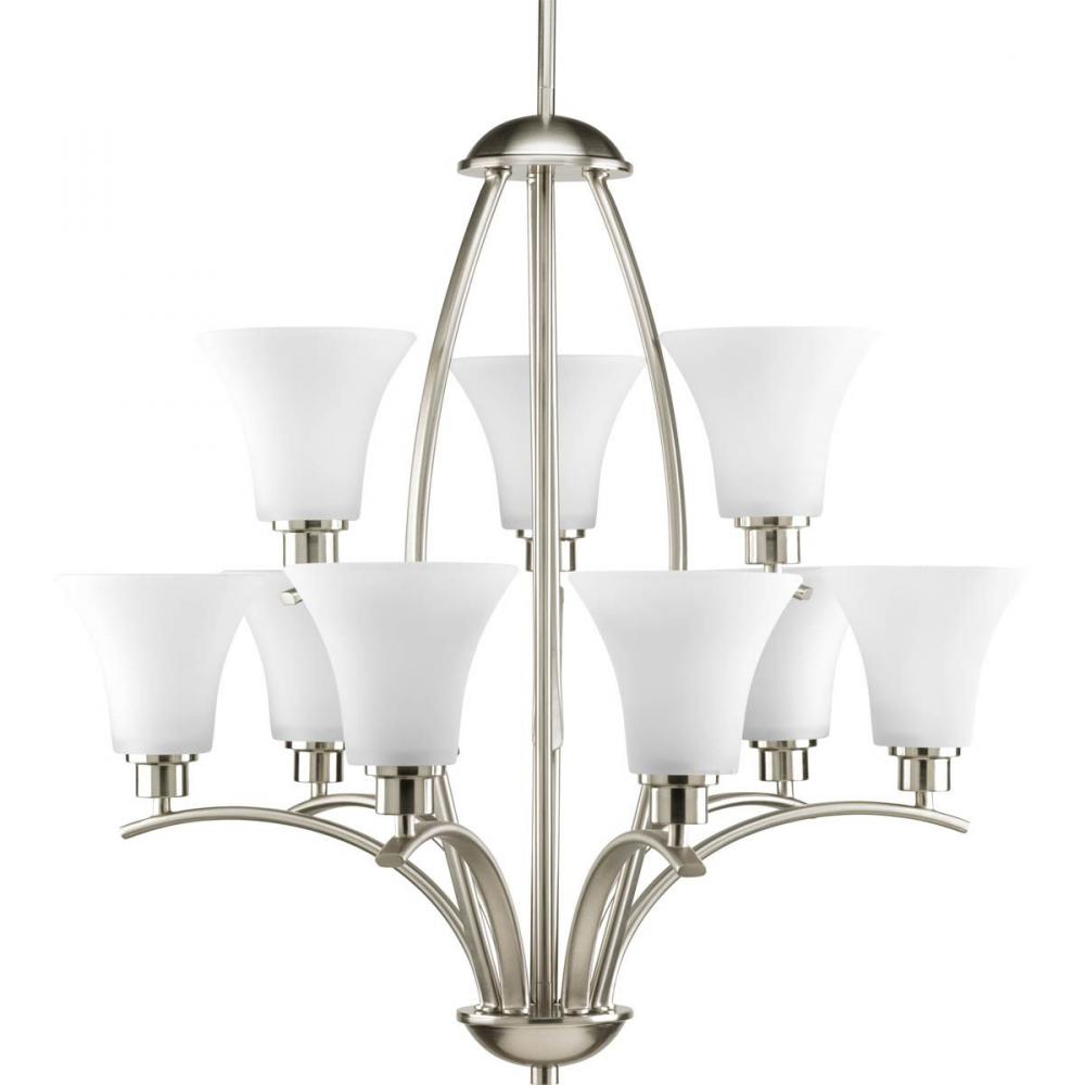 P4492-09 9-100W MED CHANDELIER