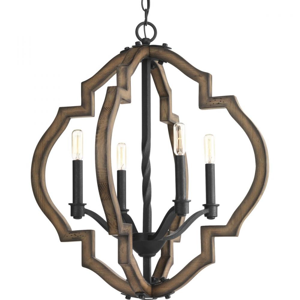 P4766-71 4-60W CAND CHANDELIER