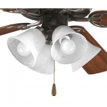 Progress Lighting, a Hubbell affiliate P2610-20WB - P2610-20WB 4-9W LED FAN LIGHT KIT