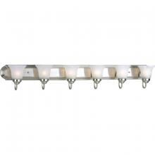 Progress Lighting, a Hubbell affiliate P3056-09 - P3056-09 6-100W MED BATH BAR