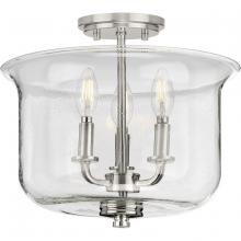 Progress Lighting, a Hubbell affiliate P350153-009 - P350153-009 3-60W CAND SEMI-FLUSH CONV