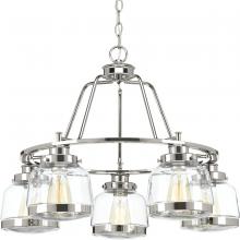 Progress Lighting, a Hubbell affiliate P400058-104 - P400058-104 5-75W MED CHANDELIER