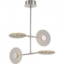 Progress Lighting, a Hubbell affiliate P400255-009-30 - P400255-009-30 4-24W LED CHANDELIER