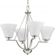 Progress Lighting, a Hubbell affiliate P4622-09 - P4622-09 4-100W MED CHANDELIER