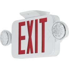 Progress Lighting, a Hubbell affiliate PECUE-UR-30 - PECUE-UR-30 LED COMBO EXIT/EMERGENCY RED