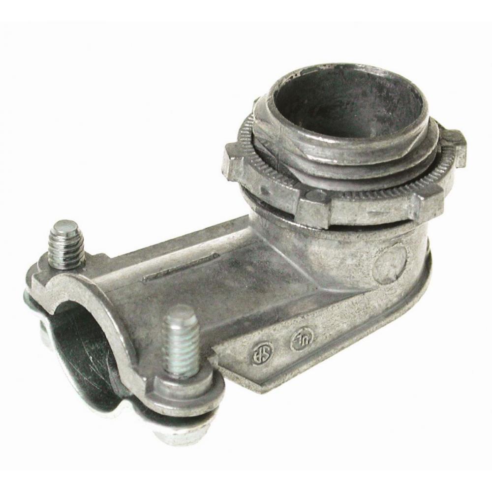 CONNECTOR FLEX AC/MC 90 1/2 IN ZINC