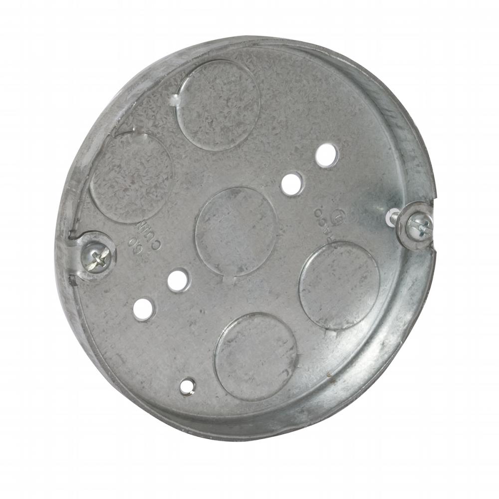 4IN ROUND CEILING PAN 1/2IN DEEP 1/2 KO