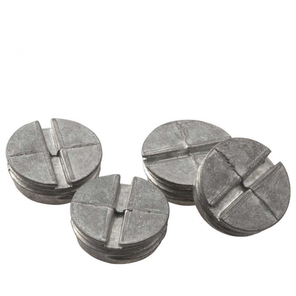 WP CLOSURE PLUG 1/2 IN. NPT GRAY (4/BAG)