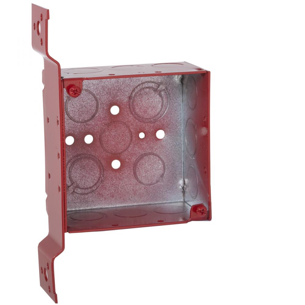 4SQ BOX 2-1/8DP FM-BKT 1/2-3/4 TKO - RED