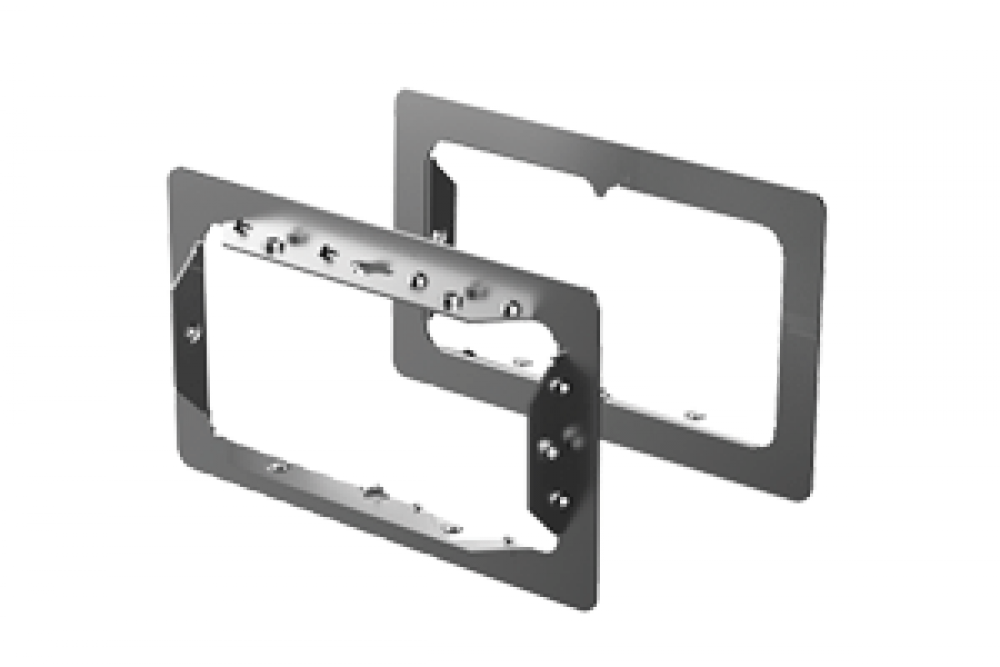 Ser 33 EZPath 2 Gang Wall Plate